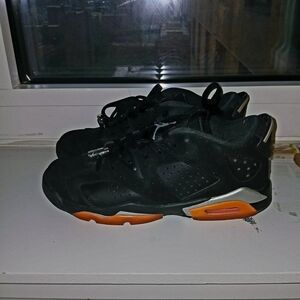 Jordan Black/Pink Suede Sneakers